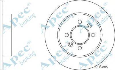 Тормозной диск APEC braking DSK647