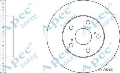 Тормозной диск APEC braking DSK686