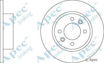 Тормозной диск APEC braking DSK699