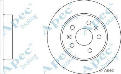 Тормозной диск APEC braking DSK707