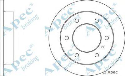 Тормозной диск APEC braking DSK731