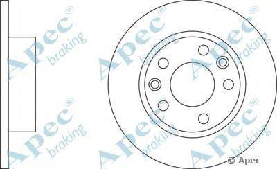 Тормозной диск APEC braking DSK735