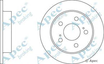 Тормозной диск APEC braking DSK752
