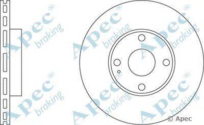 Тормозной диск APEC braking DSK798