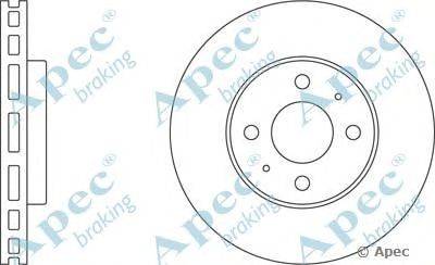 Тормозной диск APEC braking DSK808