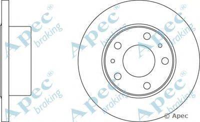 Тормозной диск APEC braking DSK817