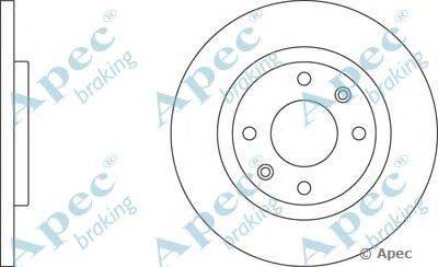Тормозной диск APEC braking DSK821
