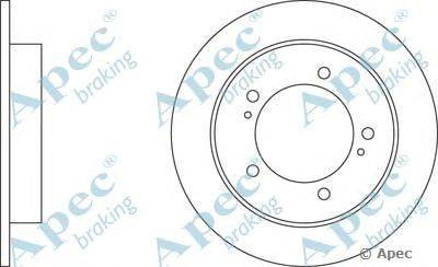 Тормозной диск APEC braking DSK943