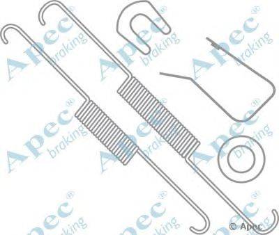 Комплектующие, тормозная колодка APEC braking KIT722