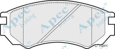 Комплект тормозных колодок, дисковый тормоз APEC braking PAD790