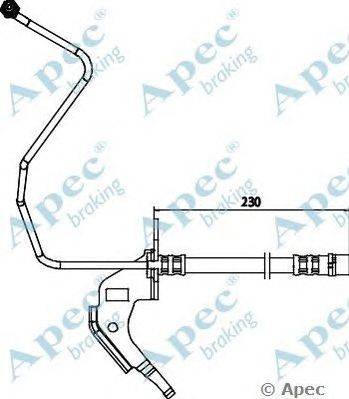 Тормозной шланг APEC braking HOS3708