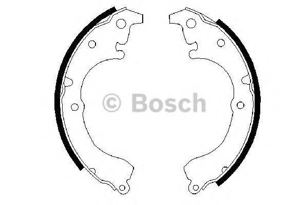 Комплект тормозных колодок BOSCH BS553