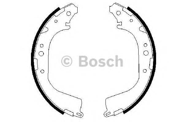 Комплект тормозных колодок BOSCH 0 986 487 530