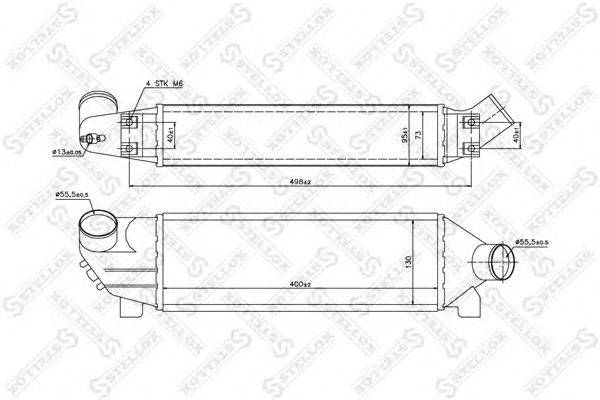 Интеркулер STELLOX 10-40086-SX