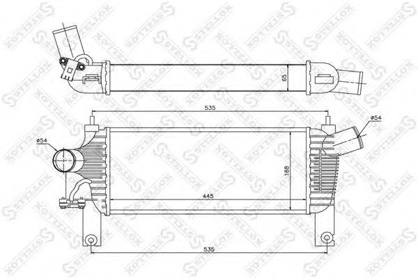 Интеркулер STELLOX 10-40233-SX