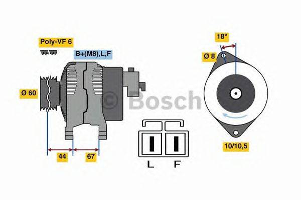 Генератор BOSCH 0 986 048 320