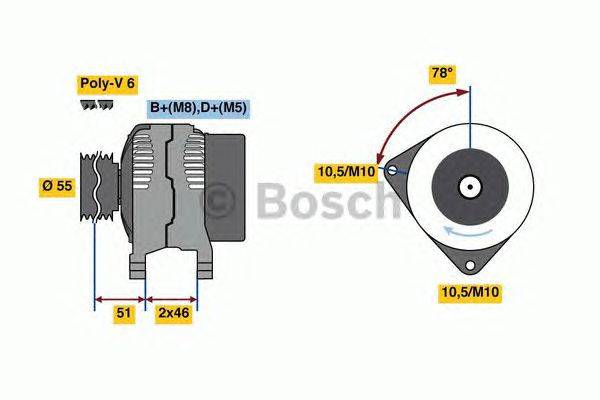 Генератор BOSCH 8053