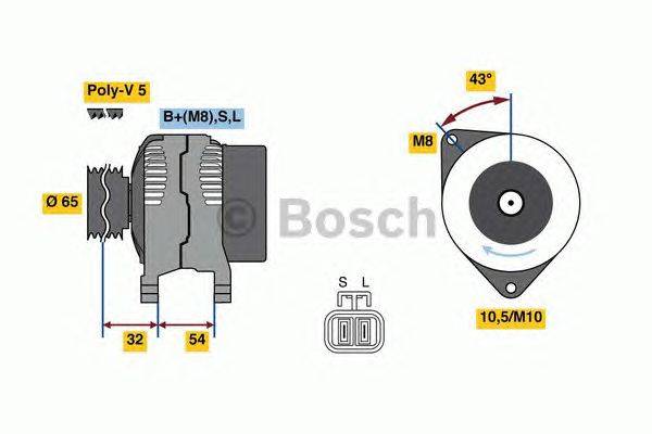 Генератор BOSCH 8105