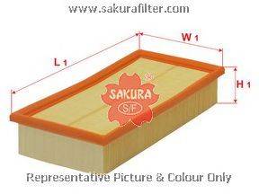 Воздушный фильтр SAKURA  Automotive A-1918