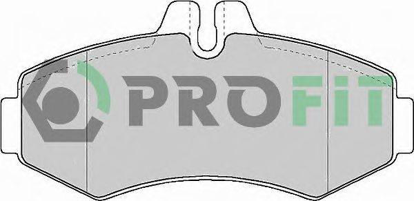 Комплект тормозных колодок, дисковый тормоз PROFIT 5000-1304