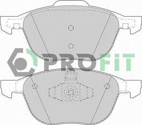 Комплект тормозных колодок, дисковый тормоз PROFIT 5000-1594