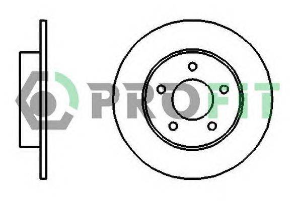 Тормозной диск PROFIT 50101383