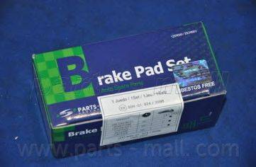 Комплект тормозных колодок, дисковый тормоз PARTS-MALL PKC-E21