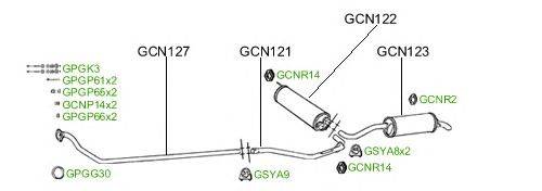 Система выпуска ОГ GT Exhaust 120