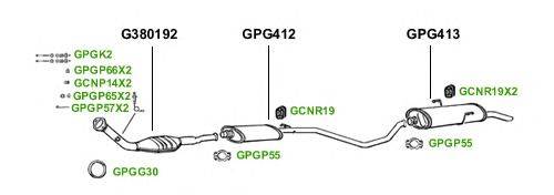 Система выпуска ОГ GT Exhaust 1601