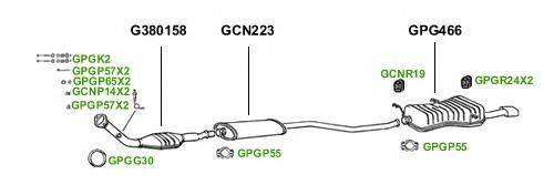 Система выпуска ОГ GT Exhaust 1616