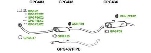 Система выпуска ОГ GT Exhaust 1636