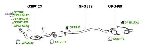 Система выпуска ОГ GT Exhaust 1689