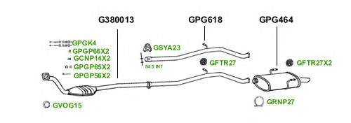 Система выпуска ОГ GT Exhaust 1711