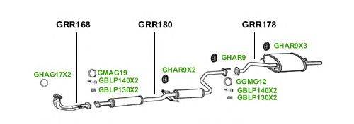 Система выпуска ОГ GT Exhaust 1998