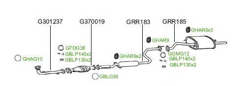 Система выпуска ОГ GT Exhaust 2001