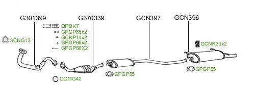 Система выпуска ОГ GT Exhaust 227