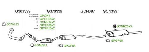 Система выпуска ОГ GT Exhaust 231