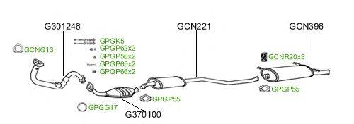 Система выпуска ОГ GT Exhaust 234