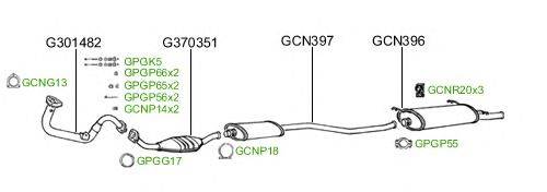 Система выпуска ОГ GT Exhaust 236