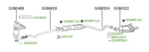 Система выпуска ОГ GT Exhaust 2458