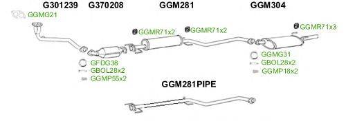 Система выпуска ОГ GT Exhaust 2660