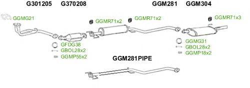 Система выпуска ОГ GT Exhaust 2674