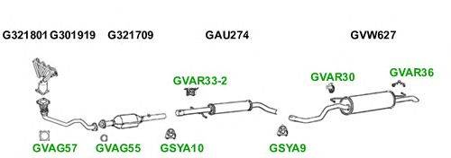 Система выпуска ОГ GT Exhaust 2726