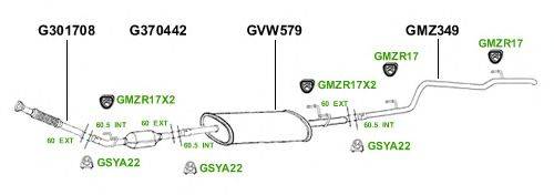 Система выпуска ОГ GT Exhaust 2811