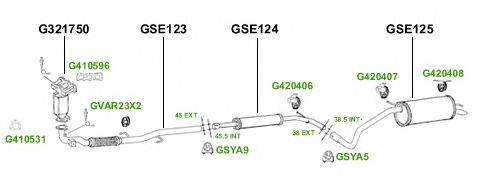 Система выпуска ОГ GT Exhaust 2844
