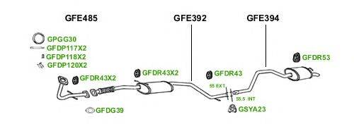 Система выпуска ОГ GT Exhaust 3778