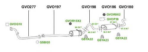 Система выпуска ОГ GT Exhaust 3870