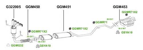 Система выпуска ОГ GT Exhaust 4245
