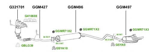 Система выпуска ОГ GT Exhaust 4428