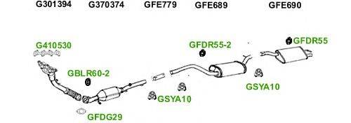 Система выпуска ОГ GT Exhaust 4645